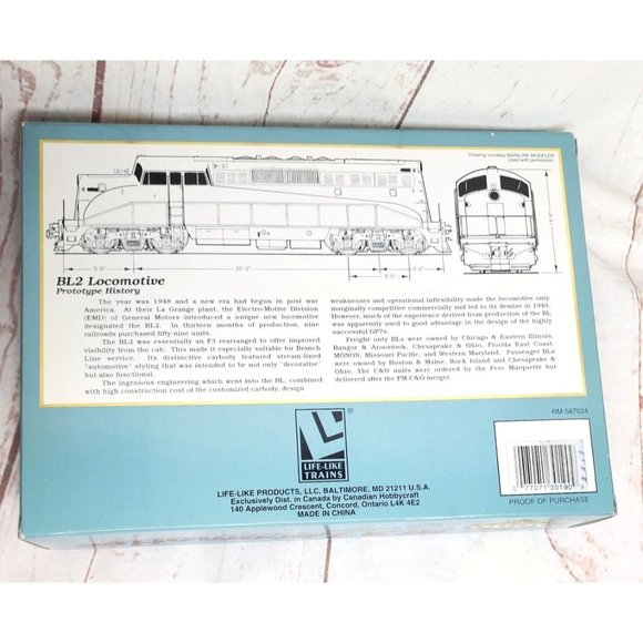 Proto 2000 Series HO Scale BL2 Locomotive Model Train - Setting the Standard - Picture 10 of 16